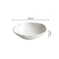 Axyaa Ceramic Soup Bowl Set: Kitchen & Restaurant Tableware with Rock Texture for Dining