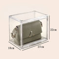 Axyaa Handbag Organizer Storage Box Display Showcase - Dustproof Acrylic Holder