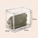 Axyaa Handbag Organizer Storage Box Display Showcase - Dustproof Acrylic Holder