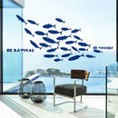 Axyaa Ocean Fish Room Wall Stickers Nursery Décor Glass Door Bathroom Decals