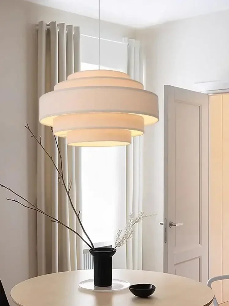 Axyaa Wabi Sabi Cloth Ceiling Chandelier for Home Decor