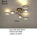 Axyaa Minimalist LED Ceiling Light for Living Room Bedroom Decor