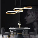 Axyaa LED Cord Pendant Chandelier - Nordic Design - 48w Hanging Lamp