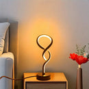 Axyaa Gourd Shape Bedroom Table Lamp, Three-color Dimming Desktop Decor, Creative & Simple