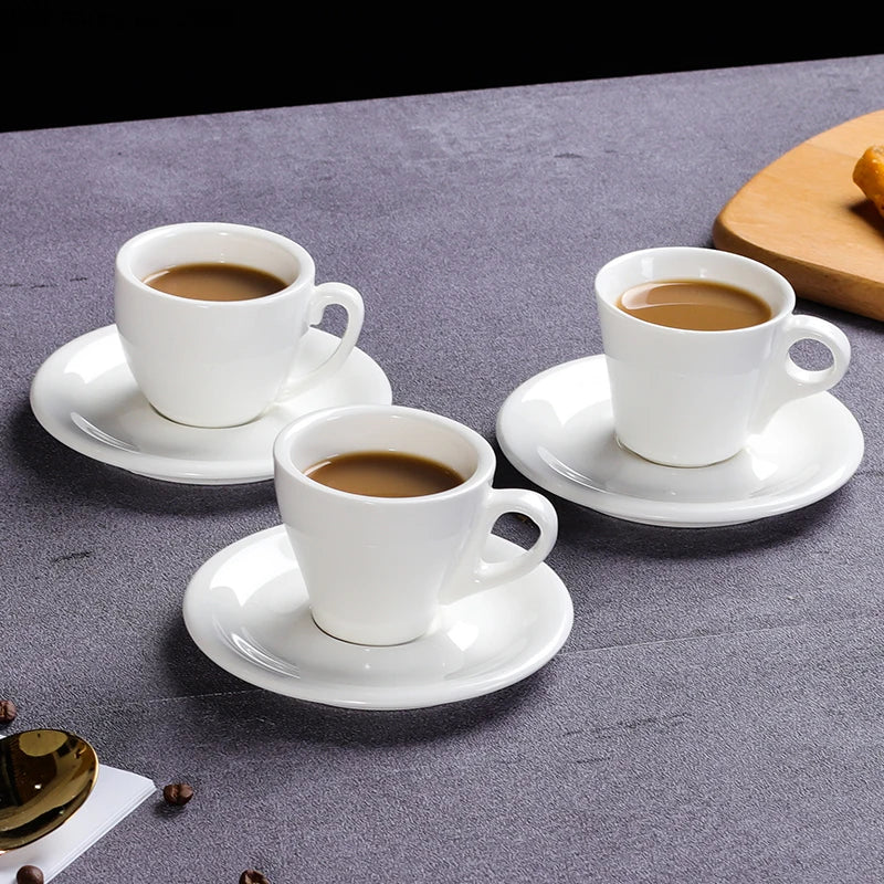 Axya Ceramic Espresso Cup and Saucer Set