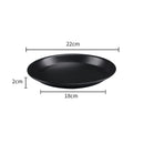 Axyaa 8/10 Inch Non-Stick Pizza Pan - Round Baking Tray and Cooking Sheet