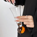 Axyaa Crystal Glass Cocktail Glass High-value Champagne Glass Cold Drink