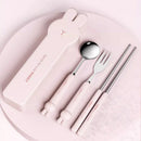 Axyaa Kids Stainless Steel Cutlery Set with Box - 3/4PCS
