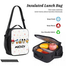 Axyaa Mickey Mouse School Bags Set with Lunch Box & Pencil Box for Students