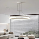 Axyaa Nordic Crystal Ring Chandelier for Home Indoor Lighting