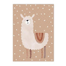 Axyaa Nursery Decor Wall Art Poster, Unicorn Cactus Canvas Print
