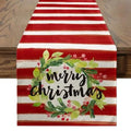 Christmas Tree Printed Table Runner by Axyaa: Festive Home Party Decor