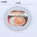 Axyaa Seamless Aluminum Pizza Baking Screen Tray - Round Non-Stick Mold