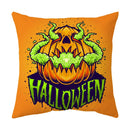 Axyaa Halloween Dark Pumpkin Print Pillowcase Home Cushion Cover - 2023 Collection