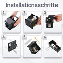 Axyaa LED Wall Lamp: Modern Waterproof Aluminum Outdoor Indoor Light, G9 Bulb.