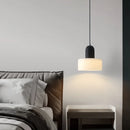 Axyaa Glass Pendant Light Chandelier for Dining Room Bedroom, LED Fixture - Nordic Style