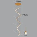 Axyaa Crystal Chandelier Stair Pendant Light Modern Living Room Interior Lighting