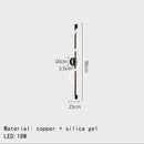 Axyaa Metal Silicone Strip LED Wall Lamp for Stylish Home Decor