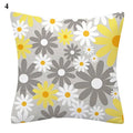 Flower Letter Print Cushion Cover for Stylish Home Decor by Axyaa