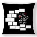 Axyaa Plaid Cat Paw Pillowcase Set