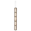 Axyaa Smoke Gray Glass Pendant Light - Nordic Design LED Hanging Lamp