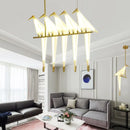 Axyaa Origami Bird Cage Pendant Light for Home Decor