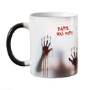 Axyaa Magic Mug, Daryl Is Here - Color Changing Ceramic Tea Cup