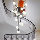 Axyaa Magic Bean LED Chandelier for Modern Living Spaces