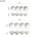 Axyaa Ceramic Serving Plate Set - Molecular Cuisine Restaurant Tableware