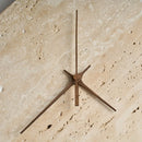 Axyaa LED Wall Clock Yellow Stone Light for Modern Nordic Decor