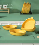 Axyaa Dipping & Cake Plates: Plastic Snack & Fruit Tableware