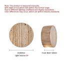 Axyaa Stone Wall Lamp: Nordic Minimalist Cream LED Lights