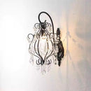 Axyaa Retro Crystal Wall Lamp for Living, Dining, Bedroom, Corridor