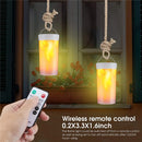 Axya LED Flame Light Night Light - Rechargeable, Remote Control, Dimmable