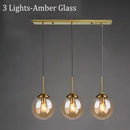 Axyaa Glass Ball LED Pendant Chandelier for Modern Home Decor