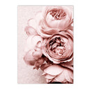 Axyaa Pink Reed Flower Tower Canvas Wall Art for Living Room Home Decor