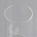 Axyaa Clear Glass Cylinder Lamp Shade for E27 E26 Socket Vanity Floor Chandelier