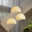 Axyaa Wabi Sabi Silk Chandelier: Nordic-Inspired LED Pendant Lighting for Minimalist Home Decor