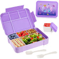 Axyaa Kids Bento Box with 6 Compartments and Sauce Jar