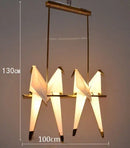 Axyaa Bird Chandelier LED Lamp for Home and Kids Room Decor