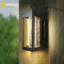 Axyaa Crystal Bubble Glass LED Wall Lamp for Outdoor Garden Entryway