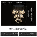 Axyaa Luxury Crystal Chandelier for Home Decor & Lighting in Dining Living Room