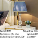 Axyaa Crystal Table Lamp for Luxurious Living Room, Bedroom & Study