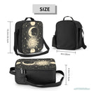 Axyaa Tarot Witchy Night Insulated Lunch Bag Portable Thermal Bento Tote