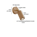 Axyaa Wooden LED Wall Light Up Down Stair Lighting Modern Nordic Bedside Lamp