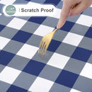 Axyaa Waterproof Flannel Table Cloth for Outdoor Picnic and Camping, 60*120 Grey