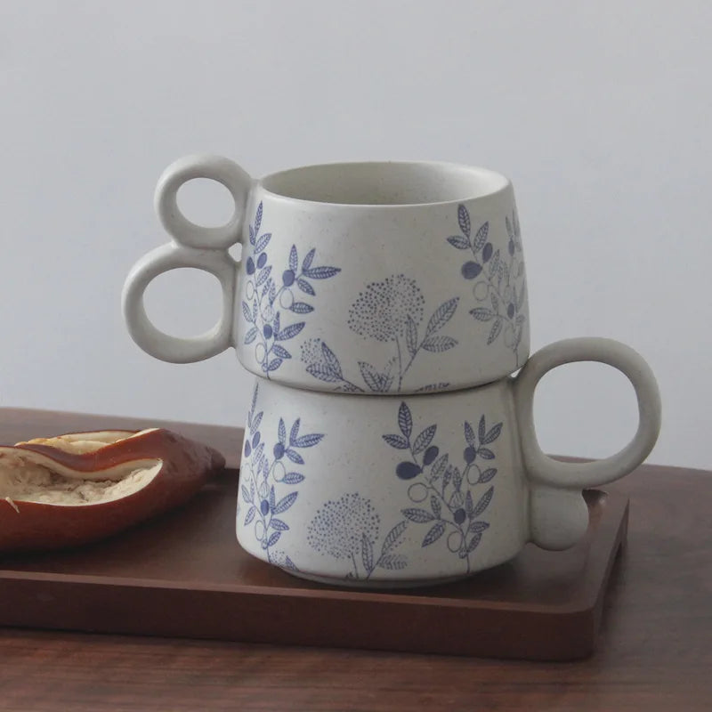 Axya Rough Pottery Coffee Cup | Handmade Ceramic Heat-resistant Mug
