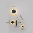 Axyaa Modern Linear Wall Lamp for Living Room Bedroom Hallway Lighting