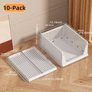 Axyaa Stackable Heavy-Duty Storage Basket for Snacks/Clothes/Toys, Ideal for Living Room/Bedroom