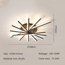 Axyaa Modern LED Pendant Light for Bedroom and Living Room